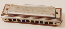 Vintage Koch Chromatic Harmonica 10 Hole Key of C Made In Germany Model 260 Wood