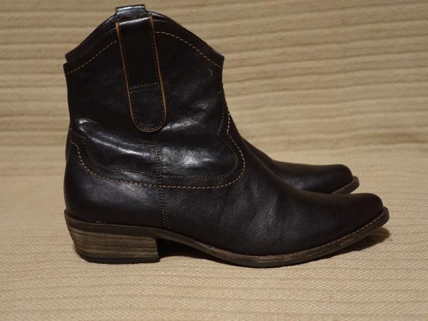 Women Paul Green Boots Brown Leather 36 #C41S