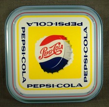 Vintage PEPSI COLA TRAY ~ Square Serving Tray ~ PEPSI COLA MARCA REGISTRADA