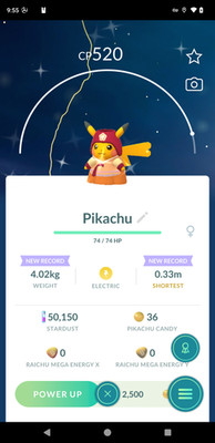   Shiny Pikachu Orange Hanbok Pikachu | Tr de 20K P T C  