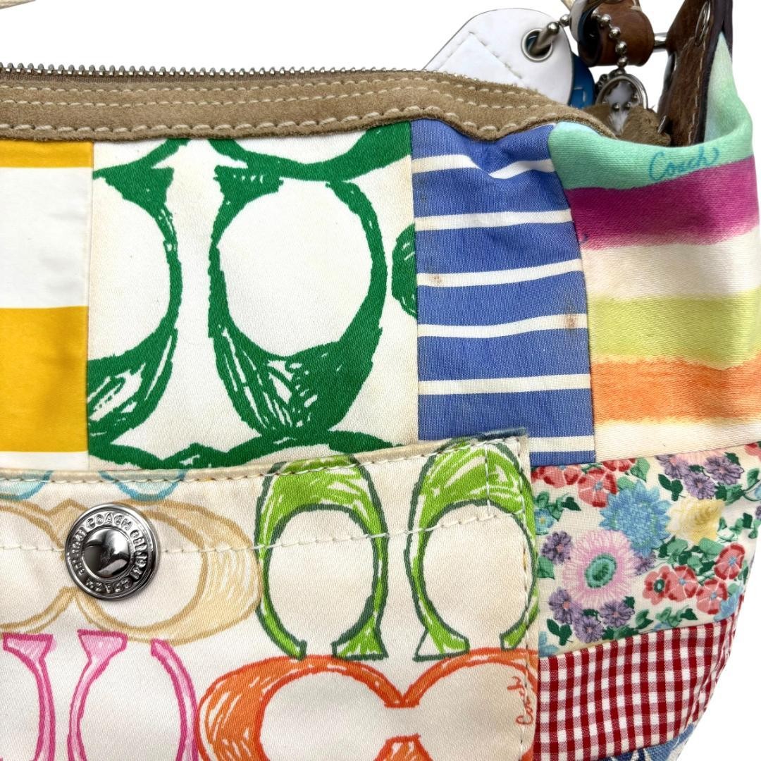 Coach Patchwork Hobo Shoulder Bag One Shoulder  5a - image 17