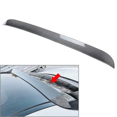 Rear Roof Spoiler Wing Trunk Upper Lip For Benz C Class W205 15-21 Carbon Black