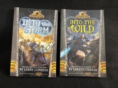 NEW RARE* INTO THE STORM & INTO THE WILD By LARRY CORREIA Trade Paperback