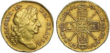 Charles II 1675 Guinea, CRAOLVS spelling error of King