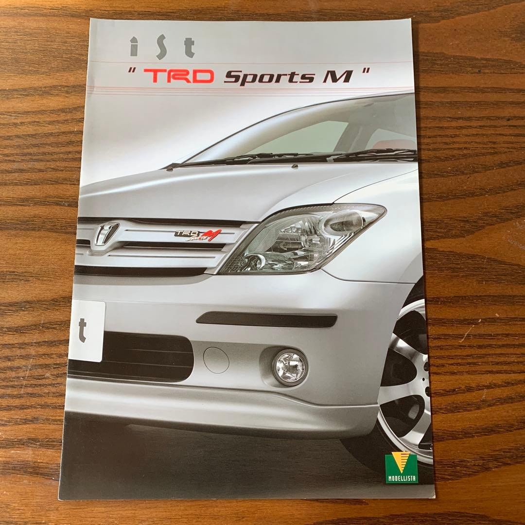 トヨタ イスト ist TRD Sports M 専用カタログ e325y138 Toyota ist TRD Sports M catalog | eBay