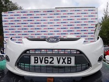 FORD FIESTA HATCHBACK ZETEC TDCI MK7 B299 FROZEN WHITE 2012 FRONT BUMPER MARKS