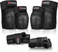 Adult Knee Pads Elbow Pads Wrist Guards for Adult Kids 6 in 1 Protective Gear Se