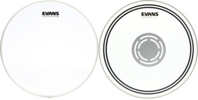 Evans EC Reverse Dot Snare Drumhead - 14 inches + Evans TT14G2 Value Bundle