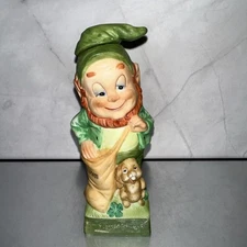 Mr. Lucky Leprechaun Hoffman Decanter Mr. Sandman 1975 Distilling Empty Read