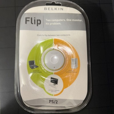 Belkin Flip (F1DF102P) 2-Ports External KVM switch PS/2