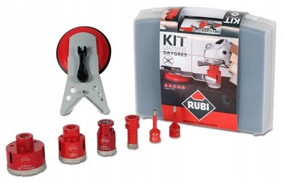 Diamantbohrkronen Diamant-Kernbohrer-Stückchen DRYGRES 6Stk. Trocken Rubi 06969