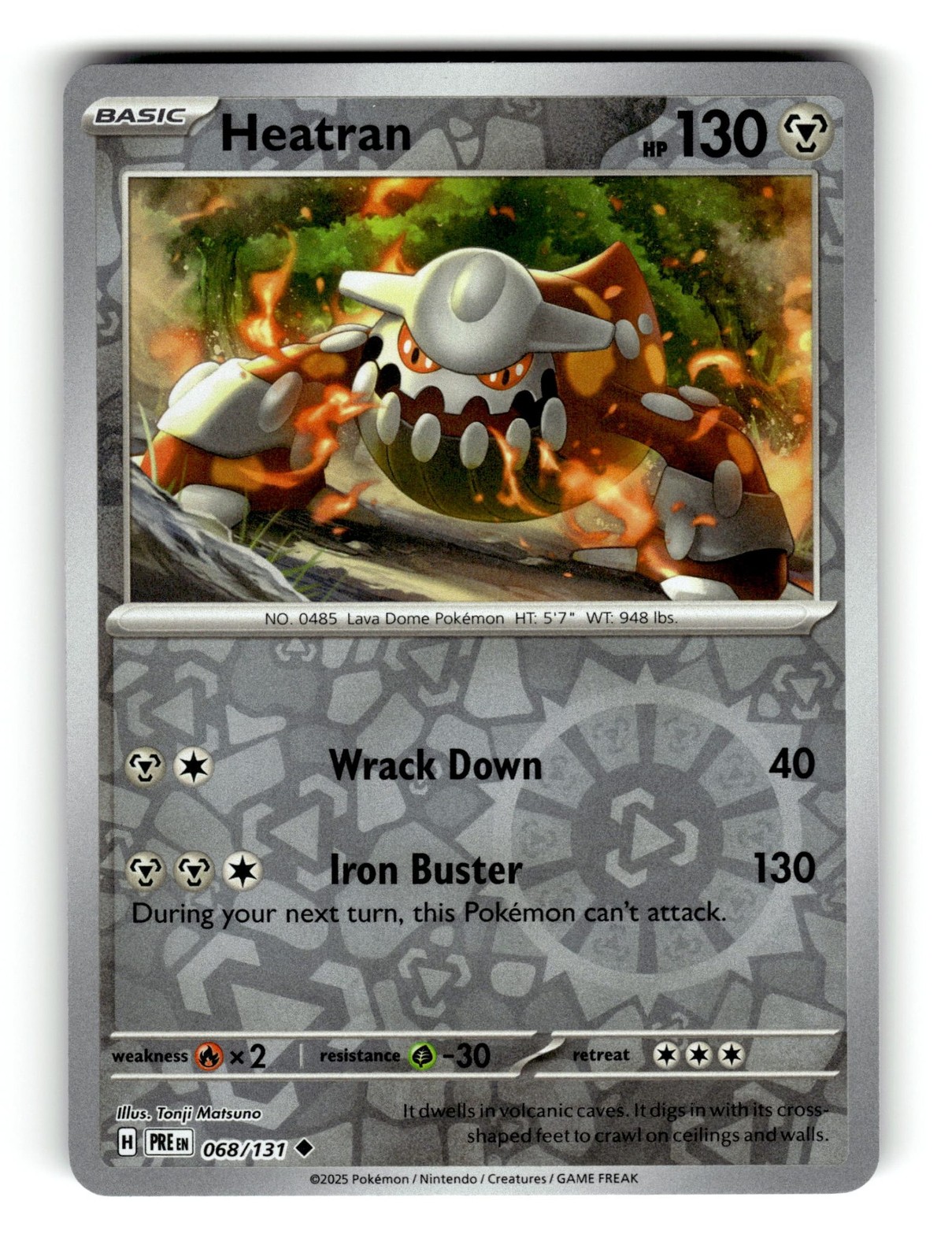 Heatran Reverse Holofoil [PRE - 068/131]