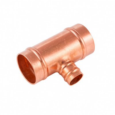 Westco Kupfer-Lötring 22 mm x 22 mm x 15 mm reduziertes T-Stück - SR25