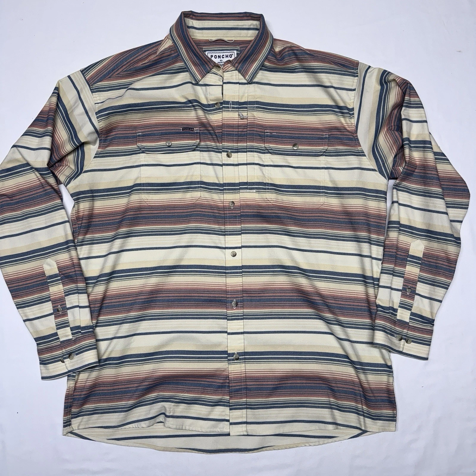 Mens Poncho Outdoors Flannel The Pack Mule Shirt XL Regular
Opens in a new window or tab