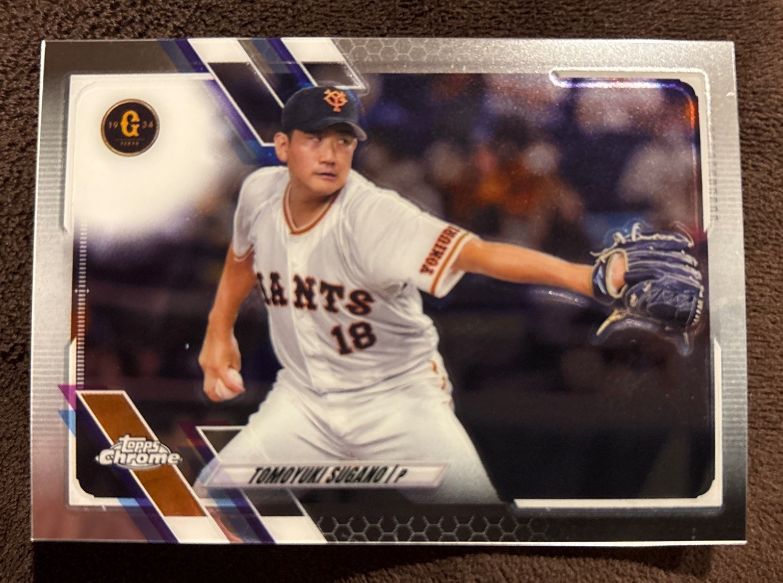 2022 Topps Chrome NPB Tomoyuki Sugano #165 Yomiuri Giants Baltimore Orioles