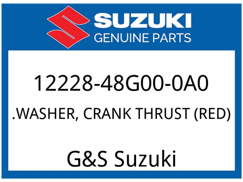 WASHER, CRANK THRUST (RED)