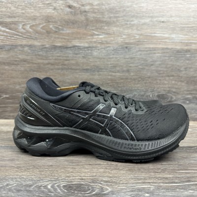 Asics Gel Kayano 27 Shoes Women Size 6.5 Triple Black Running Sneakers Lace up