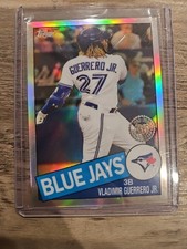 2020 Topps Chrome #85TC-6 Vladimir Guerrero Jr Refractor Blue Jays 1985 35th