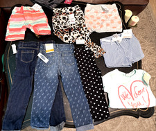 Toddler Girl 8 Piece Clothing Variety Lot Size 2T 3T-Baby  NWTS y5