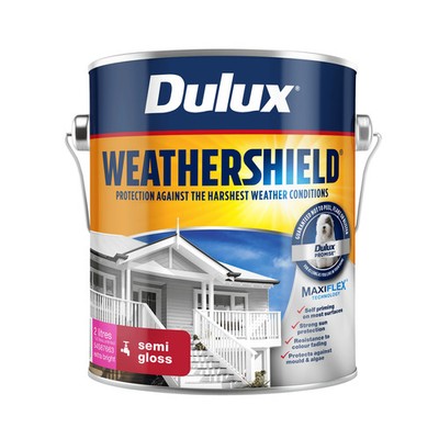 Dulux 2L Extra Bright Semi Gloss Weathershield Exterior Paint