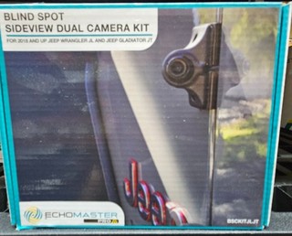 Echomaster BSCKITJLJT Dual Blind Spot Side Camera Kit for Gladiator and Wrangler