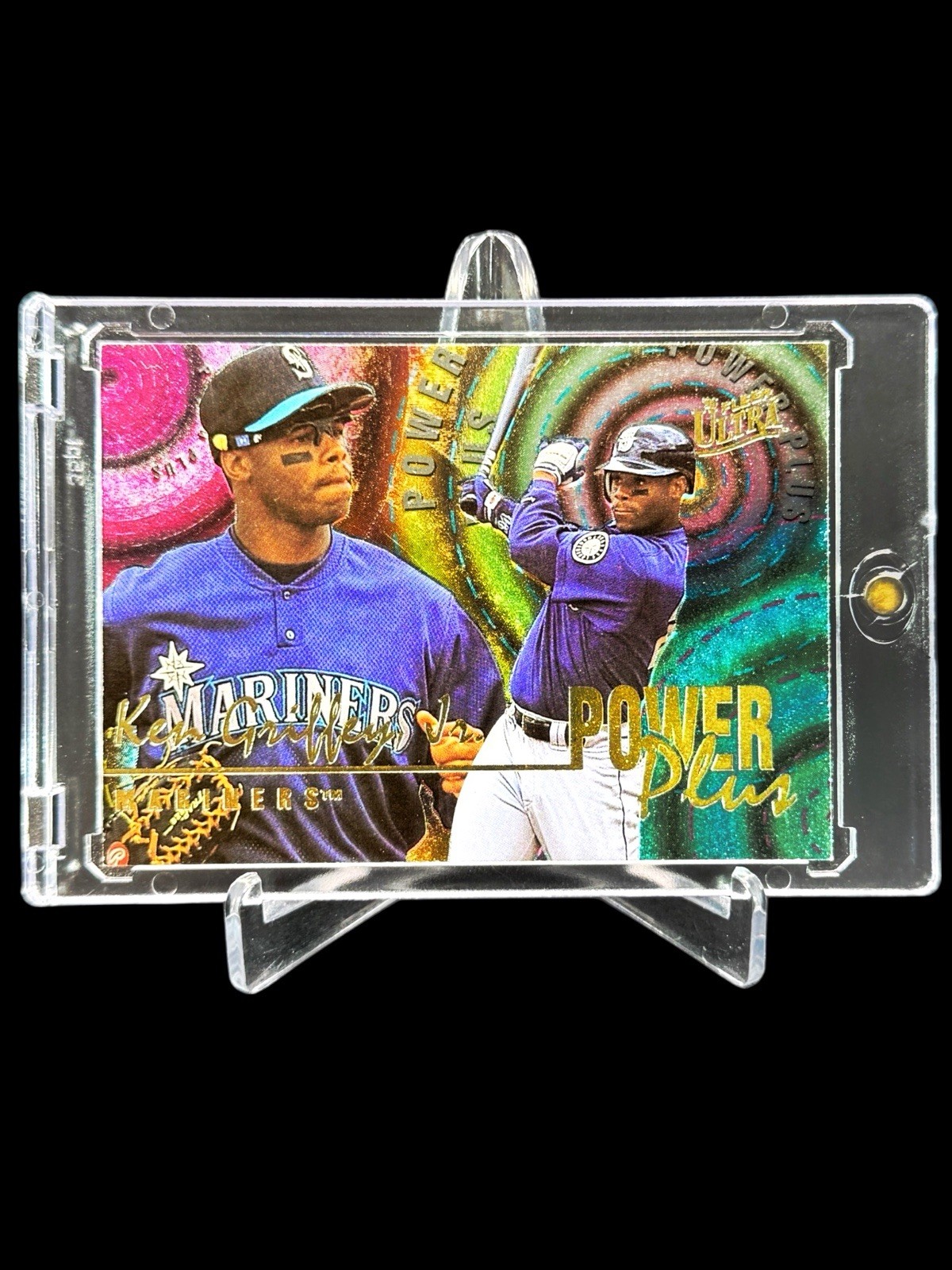 1996 Fleer Ultra KEN GRIFFEY JR “POWER PLUS” HOLO 3 OF 12 HOF SP🔥RARE🔥1:864🔥