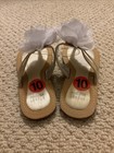 STUART WEITZMAN New Girls 10 Ivory Dressy Flip Flop Sandals W/Flower NWD — photo 2
