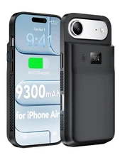 NEWDERY  9300mAh Battery Case for iPhone Air Power Bank Portable Charger 20W