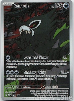 Zarude 088 Holo Promo ME: Mega Evolution Promo Pokemon Near Mint