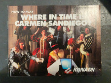 Where in Time is Carmen Sandiego? Nintendo NES Instruction manual Booklet only!