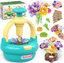 Flower Bouquet Making Kit for Kids Ages 4-8  DIY Arts and Crafts Toy, Build You