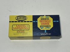 AURORA Model Motoring Daredevil Obstacle Course Accessories 1966 Yellow 1593