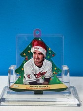 2022 Topps Holiday Mega Box Oversized Ornaments Die-Cuts Shane Bieber #WHO-SB