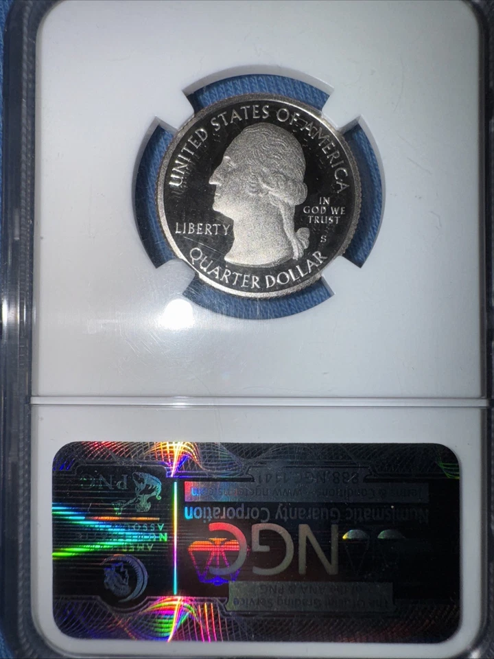 2012 S Clad Hawaii Volcanoes NP Quarter Proof PF70 UC NGC Early Releases - Image 2 of 2