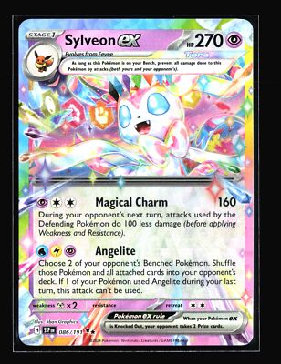 sylveon pokemon card value Amazon.com: Pokemon - Sylveon ex 086/191 main image 0