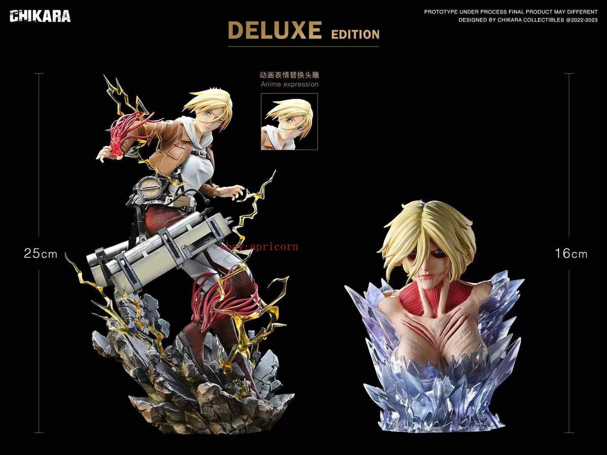 Attack On Titan Annie Leonhart Statue Resin Model Collectible