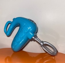Barbie Kitchen Mixer dollhouse Whisk Handheld Blue Toy 1:6 Scale Miniature