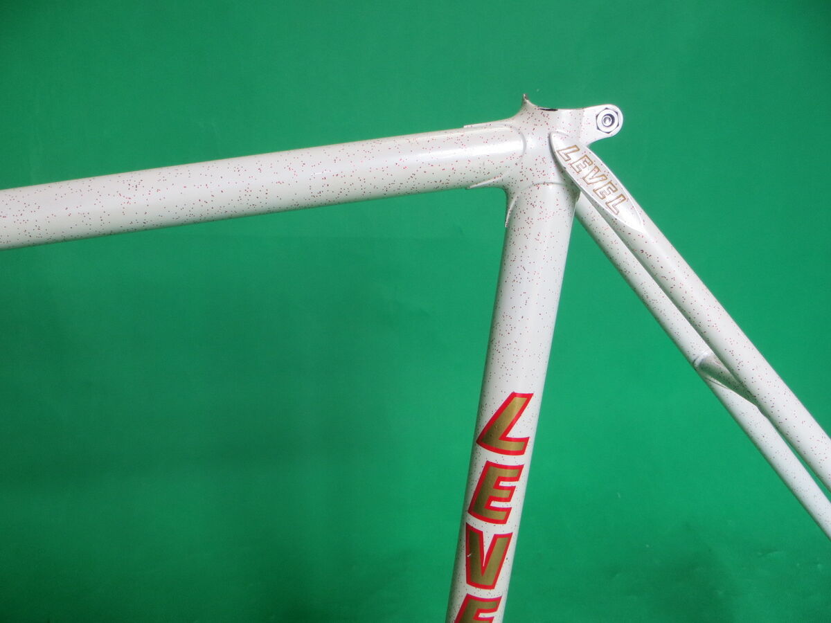 Level White NJS Approved Keirin Frame Set Track Bike Fixed Level White NJS Approved Keirin Frame Set Track Bike Fixed