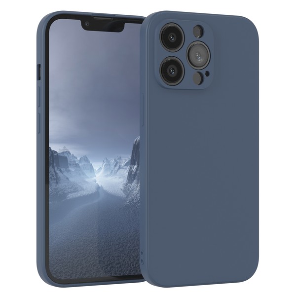 FüR Apple Iphone 13 Pro HandyhüLle Silikon Back Cover Schutz Handy Case Petrol-image