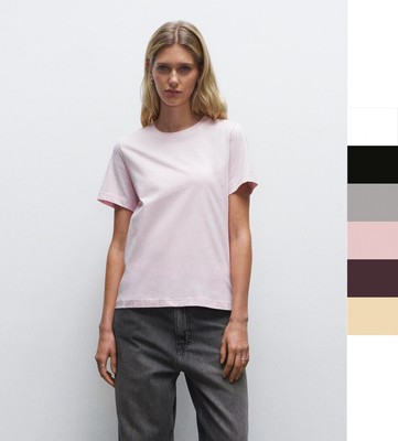 True Blanks ''by H&M Group'' Womens Regular Tee 1148353 Damen Kurzarm T-Shirt NEU