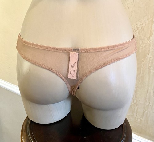 VICTORIA SECRET S ZIGGY GLAM GOLD SEQUINED FLORAL EMROIDERY THONG VERY SEXY NWT - Picture 4 of 9