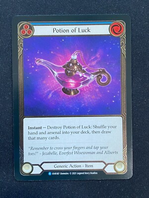 Potion of Luck EVR187 COLD FOIL First Ed - Everfest (Flesh & Blood) NM
