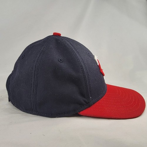 Minnesota Twins New Era 39THIRTY Child Youth Cap Hat Navy/Red Bill MLB Minor Wea - Picture 2 of 5