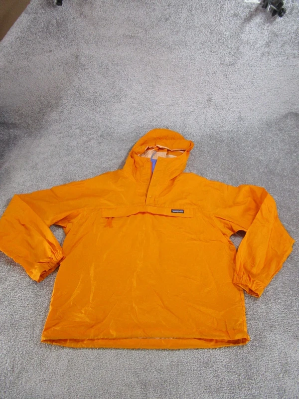patagonia vintage anorak windbreaker hooded rain coat jacket