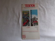 Prospekt reklamowy Transformatory tytanowe - z załączonym cennikiem z 1971 roku /S79