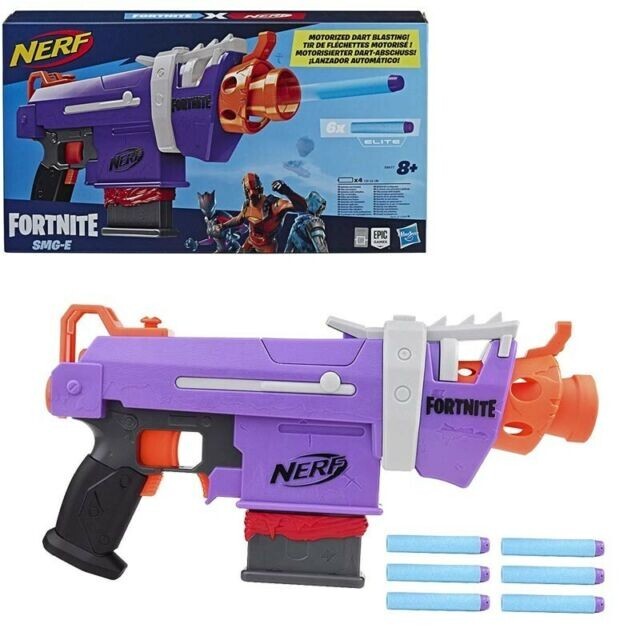 HASBRO NERF FORTNITE SMG E CON 6 COLPI INCLUSI
