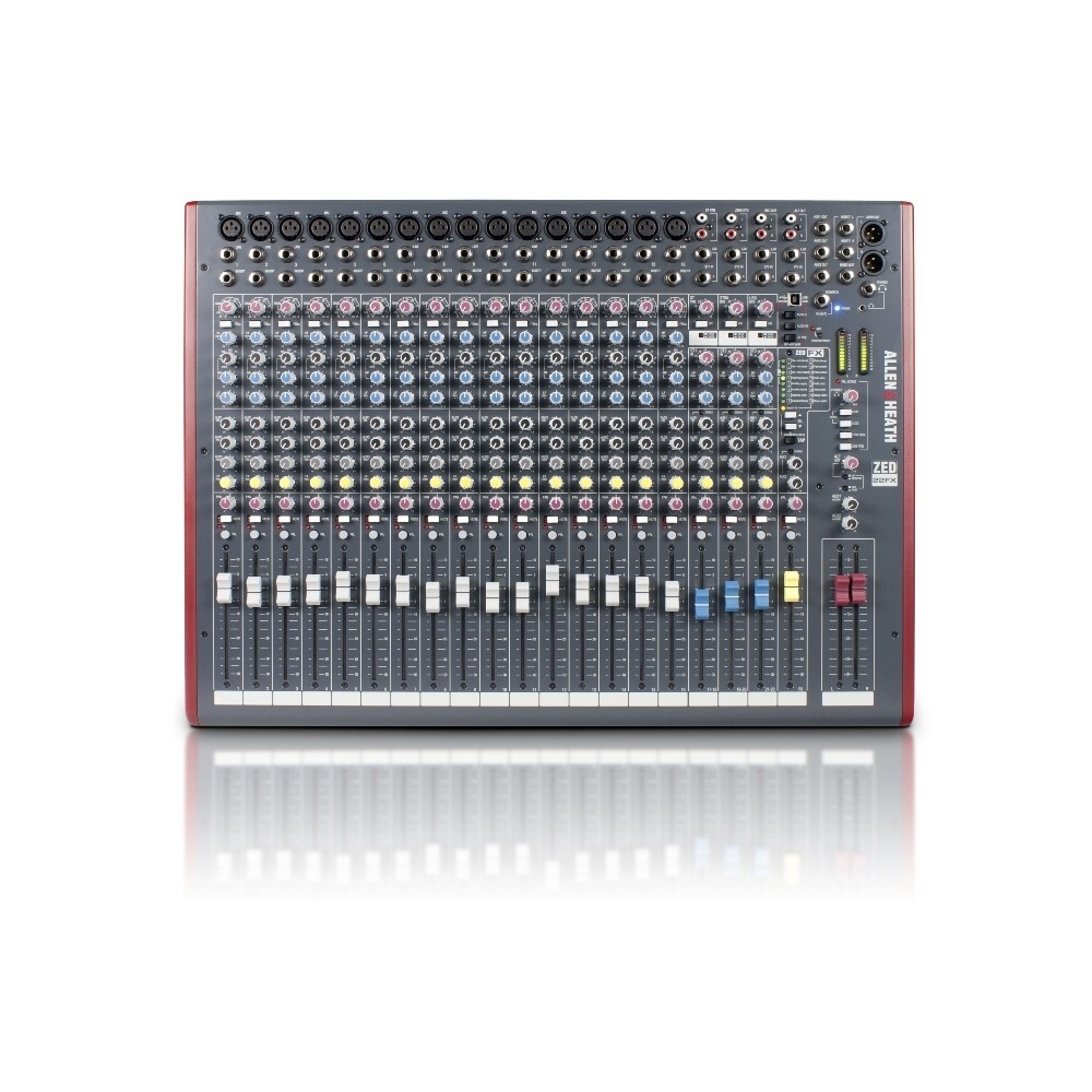 ALLEN & HEATH ZED-22FX 22 Channel USB Live Recording Mixer | eBay