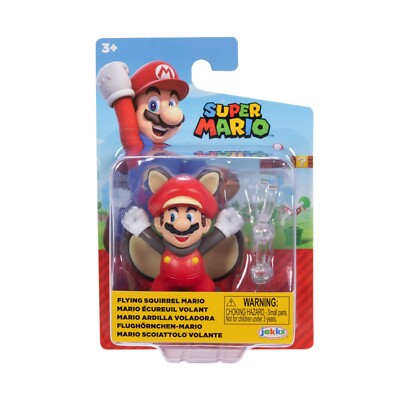 Flying Squirrel Mario 48 Super Mario Bros 2.5'' Nintendo Figure by Jakks Pacific