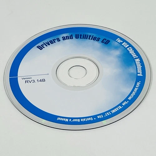 Drivers and Utilities CD for VIA Chipset Mainboard Version RV3.14B