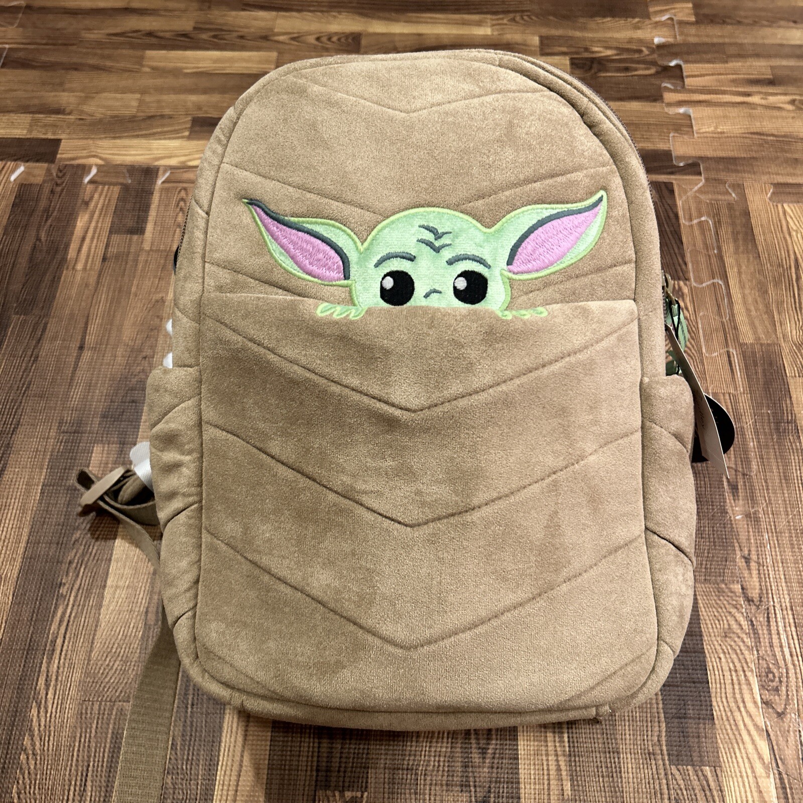 Vera Bradley Star Wars Grogu Mandalorian Tan Backpack NWT